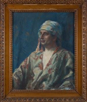 Teodor Grott (1884 Czestochowa - 1972 Cracovia), Ritratto dell'attore Leon Wyrwicz (