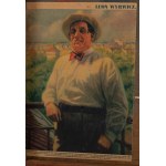 Teodor Grott (1884 Częstochowa - 1972 Kraków), Portret aktora Leona Wyrwicza (Głowa Wyrwicza w turbanie), 1922