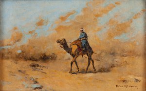 Tadeusz Ajdukiewicz (1852 Wieliczka (or Bochnia 1853) - 1916 Krakow), Arab on a camel
