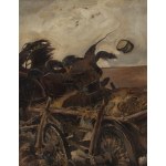 Kazimierz Sichulski (1879 Lwów - 1942 Lwów), Na stepie (Czwórka), 1906