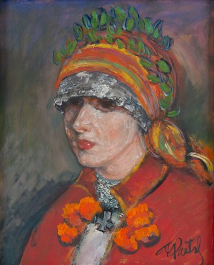 Friedrich Pautsch (1877 Delatyn near Stanislawow - 1950 Krakow), Hutsul (Bride)