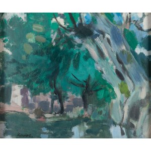 Jan Wacław Zawadowski (1891 Skobełka na Volyni - 1982 Aix en Provence), Krajina so stromami nad vodou