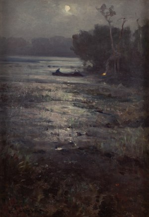 Władysław Galimski (1860 Kiew - 1940 Bydgoszcz), Nocturne (