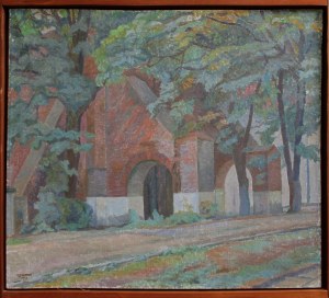 Marian Jaeschke, Łódź. Motyw z ul. Sędziowskiej