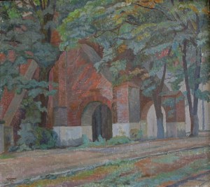 Marian Jaeschke, Łódź. Motyw z ul. Sędziowskiej