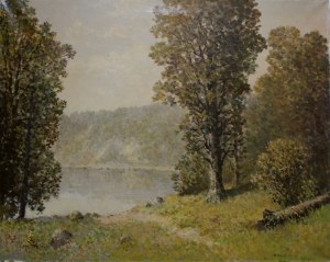 Konstanty Mackiewicz, Landschaft mit See