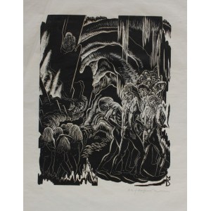 Stefan Mrożewski, Ilustracja do „Boskiej komedii” Dantego. Piekło, Pieśń XX