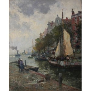 Karl Theodor Wagner, View of Rotterdam