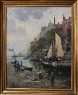 Karl Theodor Wagner, View of Rotterdam