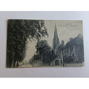 POSTCARD LUTYNIA, LEUTHEN, SOFTINIA, 1943, STAMP, STAMPED