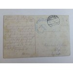 POCZTÓWKA GRUDZIĄDZ, GRAUDENZ, DWA WIDOKI, PRZEDWOJENNA 1915 R, STEMPEL
