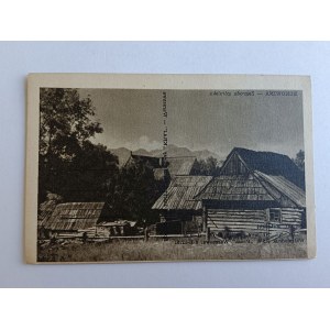 POSTCARD BUKOWINA, HIGHLANDER HOMESTEAD, FOT MALAWSKI