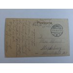 POSTCARD BYDGOSZCZ, BROMBERG, CANAL, SCHOOL, PRE-WAR 1918, STAMP