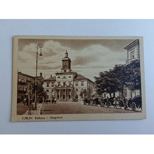POCZTÓWKA LUBLIN RATUSZ MAGISTRAT, PRZEDWOJENNA