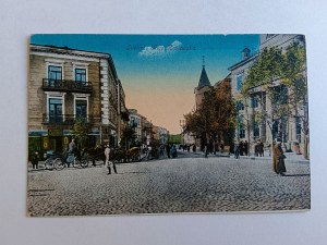 POSTCARD LUBLIN ROYAL STREET, PRE-WAR 1914