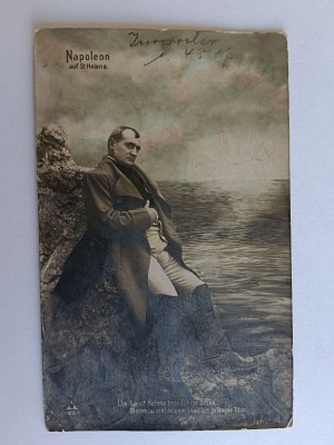 POSTCARD NAPOLEON BONAPARTE, SAINT HELENA ISLAND, PRE-WAR 1907, STAMP, STAMPED