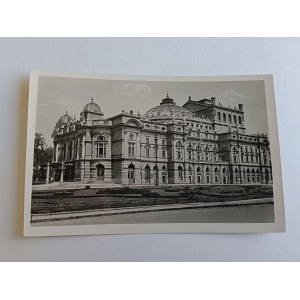 POSTCARD KRAKOW KRAKAU THEATER 1942 GG