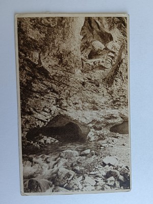 POSTCARD TATRA OUTFLOW FROM POD PISANA IN KOŚCIELISKA VALLEY, PRE-WAR 1932, STAMP, STAMPED