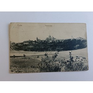 POCZTÓWKA CHEŁMNO CULM, PANORAMA, PRZEDWOJENNA