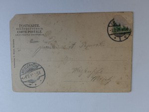 POSTCARD BYDGOSZCZ, BROMBERG CANAL, PRE-WAR 1903, STAMPED BY BROMBERG WEISSENHOHE, PILA