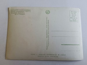POSTCARD BARANÓW SANDOMIERSKI RENAISSANCE CASTLE, FRAGMENT OF COURTYARD, SMALL EDITION