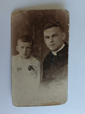 PHOTO KRAKOW, PRIEST, FIRST HOLY COMMUNION, PRE-WAR