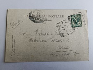 POSTCARD VENICE, VENEZIA, LONG ADDRESS, PRE-WAR 1902, STAMP