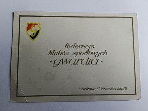 CARD GUARDA WARSAW