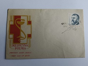 BUSTA MEDICINA POLONIA, VARSAVIA 1957