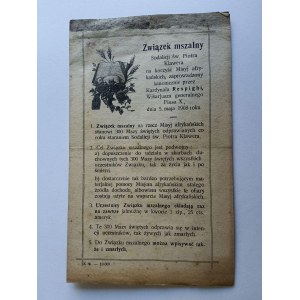 ZWIĄZEK MSZALNY ŚW PIOTRA KLAWERA WARSZAWA 1930