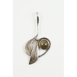 Imago artis silver pendant with jasper
