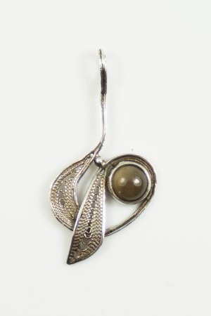 Imago artis silver pendant with jasper
