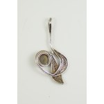 Imago artis silver pendant with jasper