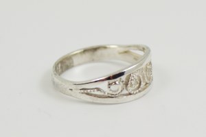 WMS silver ring