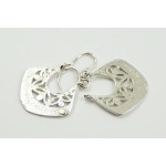 Silver horseshoe earrings, Jantar Sopot