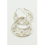 Silver horseshoe earrings Resovia
