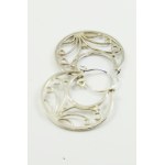 Silver horseshoe earrings Resovia
