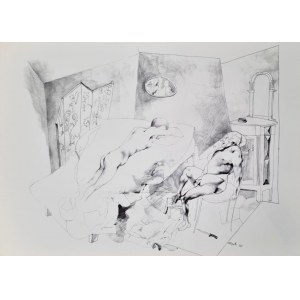 ATTARDI UGO Sori 1923 - Rome 2006 "So quietly."