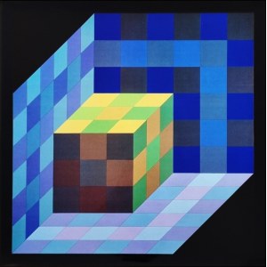 VASARELY VICTOR Hungary 1906 - Paris 1997 "Tridim-C"