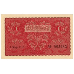 1 marka polska 1919 - I Serja FU