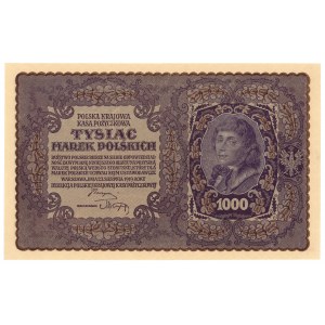 1,000 Polish marks 1919 - II Series K
