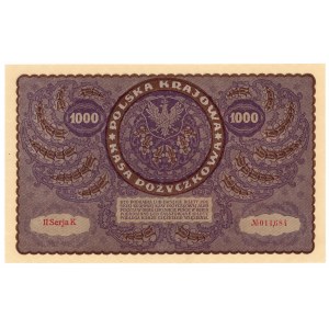 1,000 Polish marks 1919 - II Series K
