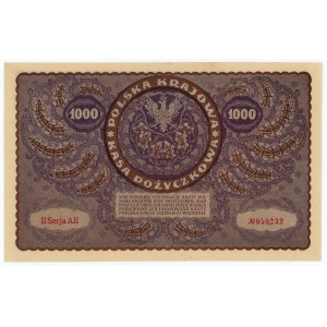 1,000 Polish marks 1919 - 2nd series AE