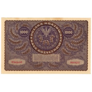 1,000 Polish marks 1919 - II Series AE