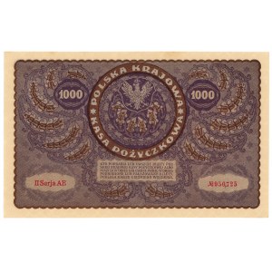 1,000 Polish marks 1919 - II Series AE