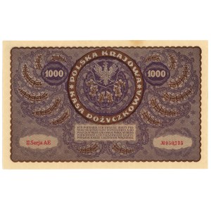 1.000 marek polskich 1919 - II Serja AE