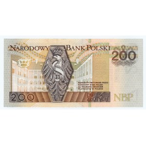 200 zloty 1994 - AA series 0043993, TDLR print.