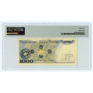 1.000 złotych 1975 - seria BK - PMG 64 - RZADKIE (L6)