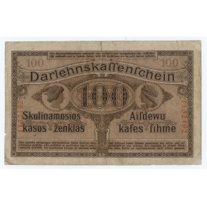 KOWNO - 100 marek 1918