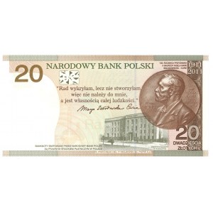 20 złotych 2011 - Maria Skłodowska-Curie MS 0030127